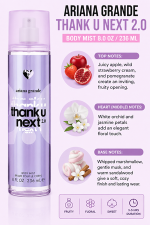 Ariana Grande Thank U Next 2.0 Body Mist 8.0 L