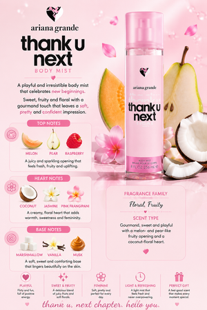 Ariana Grande THANK U NEXT 8.0 BODY MIST L