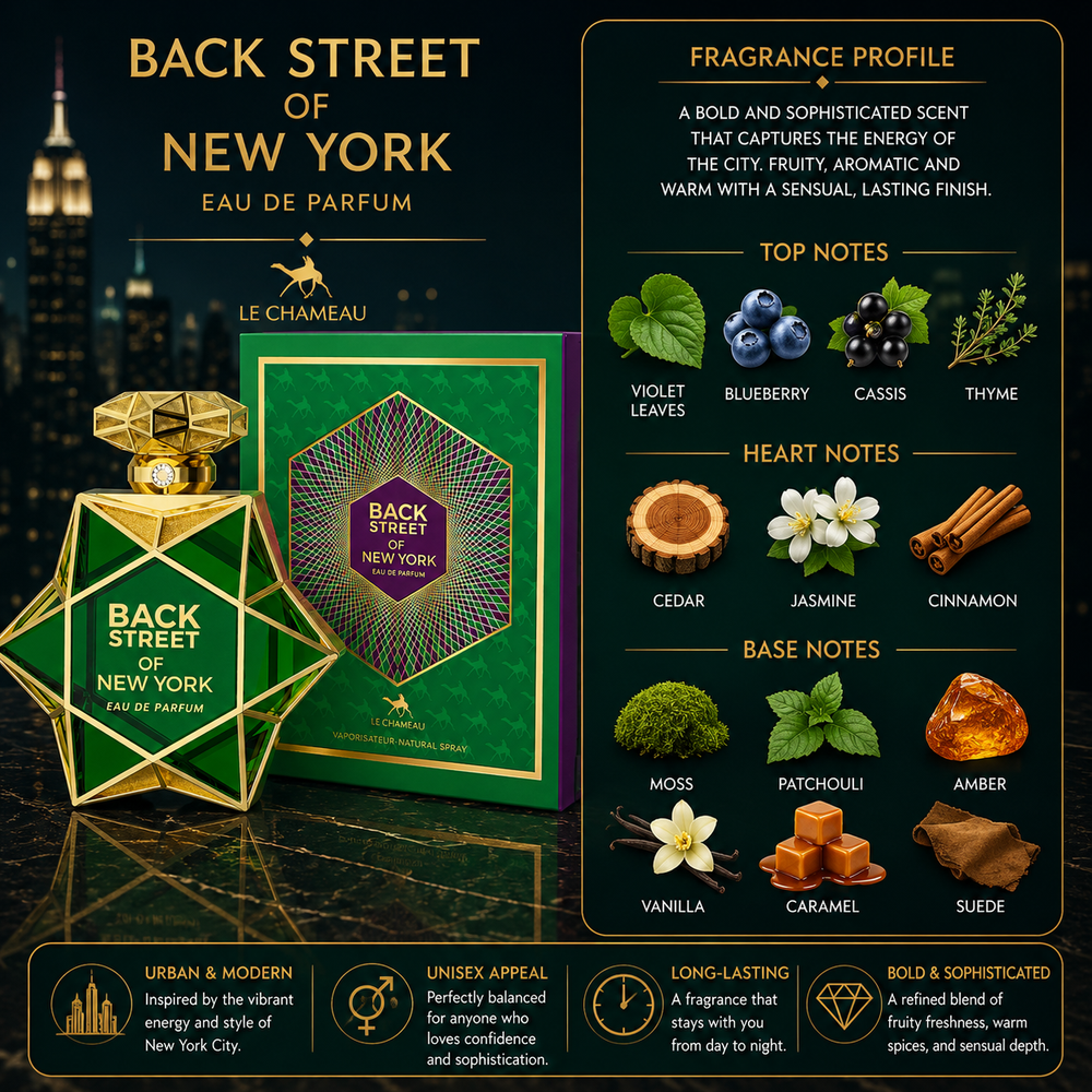 BACK STREET OF NEW YORK – 85ml (Le Chameau / Emper)