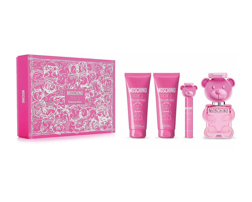 SET MOSCHINO TOY BUBBLE GUM 3.4 EDT L+3.4 BL+3.4BSG +MINI