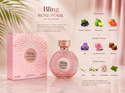 Bling Rose Pearl (Pour Femme) — 100ML by Mirada EDP