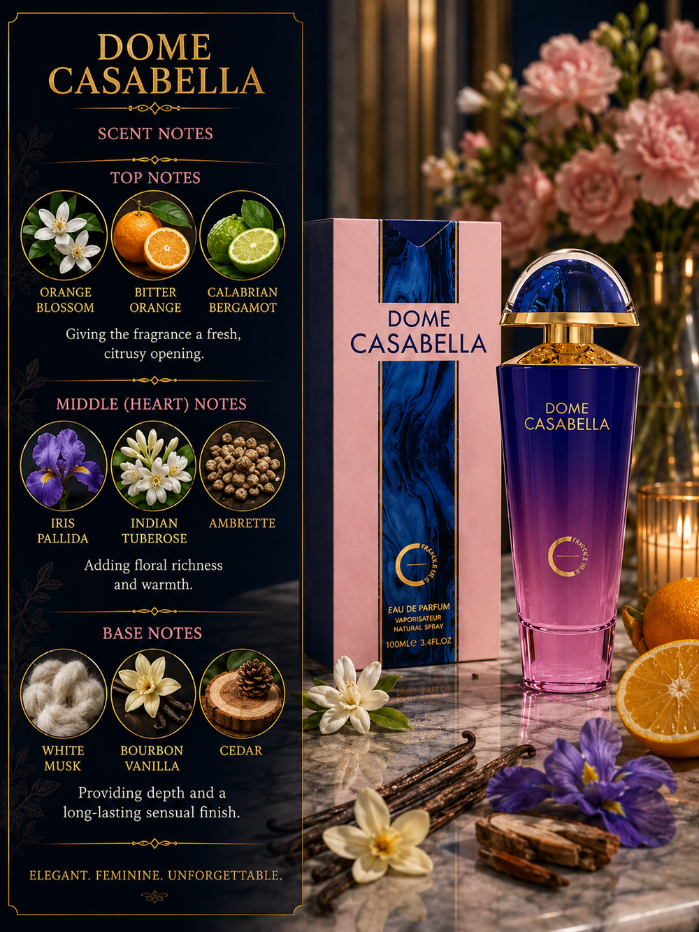 Dome Casabella (Pour Femme) – 90ML by Camara