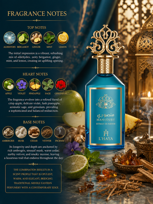 L’Haya -Mansoury- Extrait de Parfum 3.4 Fl.Oz
