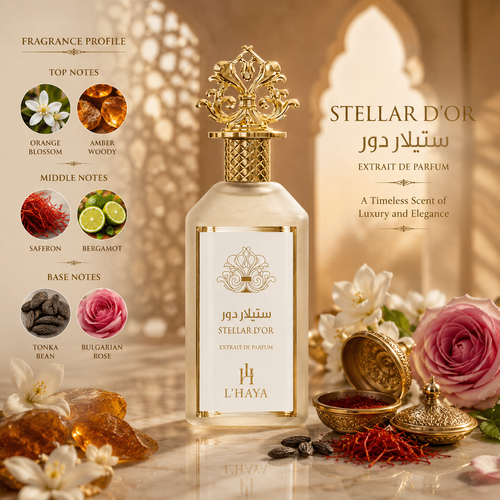 L’Haya- Stellar D’or- Extrait de Parfum 3.4Fl.Oz