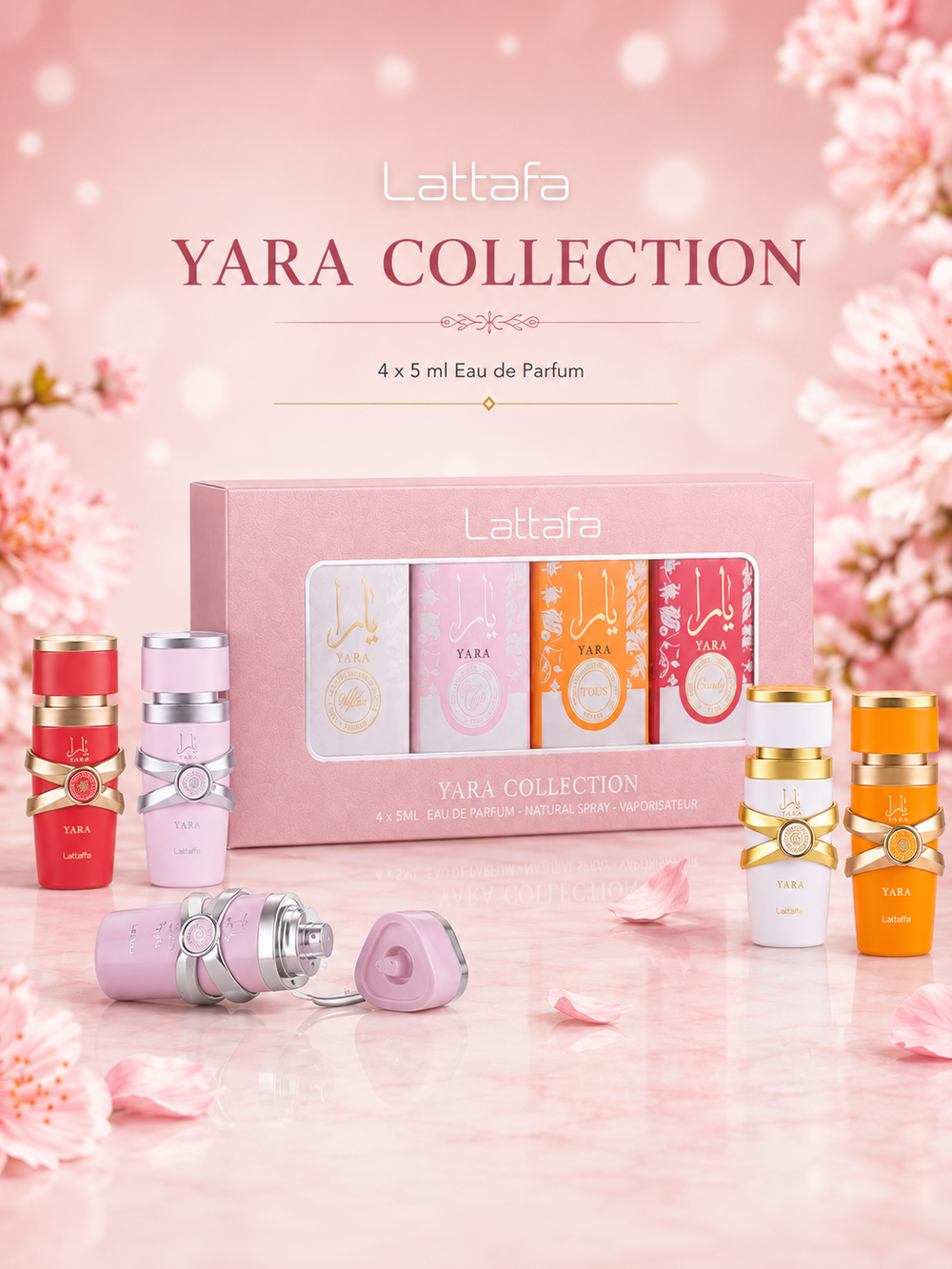 Lattafa Yara Mini Collection Set 4X5ML L