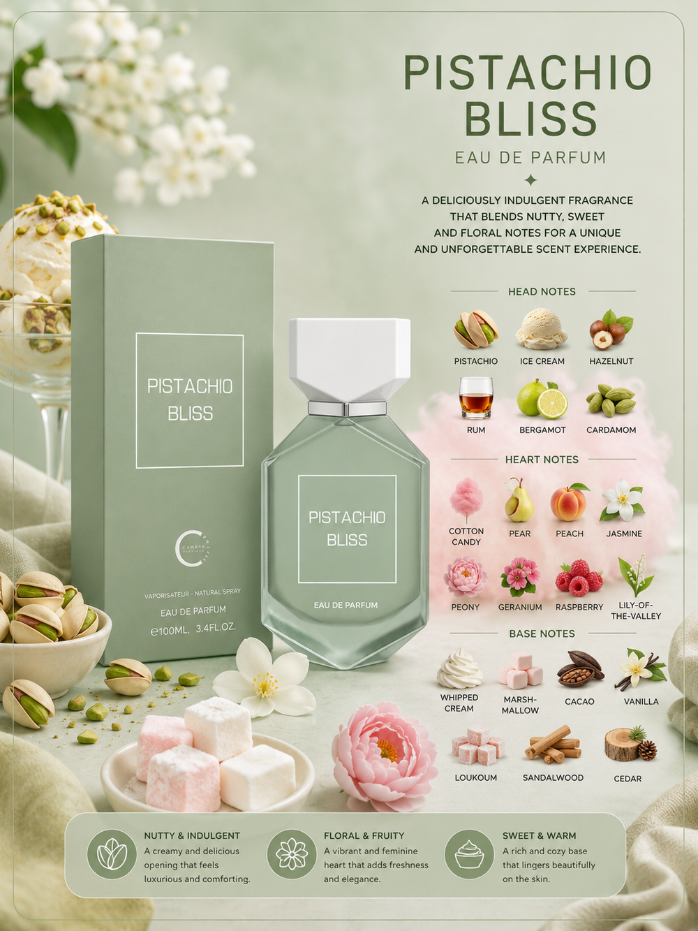 Pistachio Bliss (Unisex) – 100ML