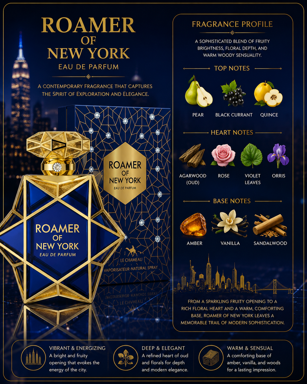 ROAMER OF NEW YORK – 85ml (Le Chameau / Emper)