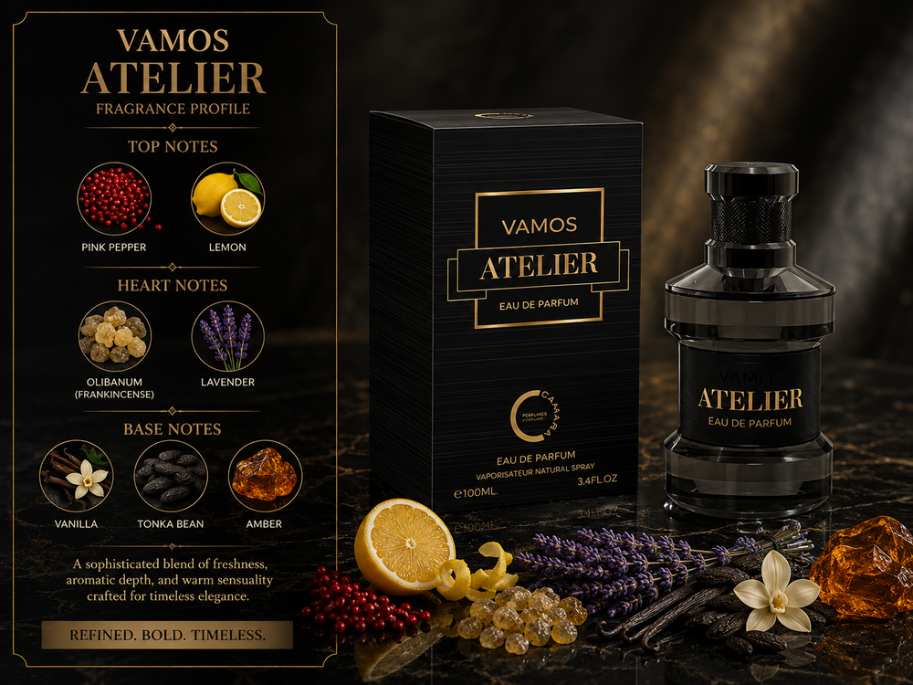 Vamos Atelier (Pour Homme) – 100ML EDP by Camara