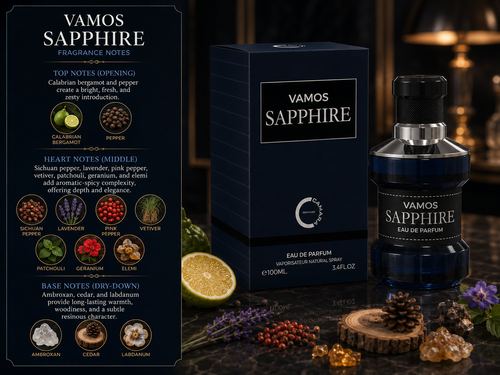 Vamos Sapphire (Pour Homme) — 100ML EDP by Camara