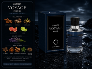 Vamos Voyage Elixir (Pour Homme) - 100ML Edp by Camara Perfumes