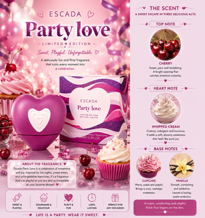 Escada - Party Love 3.3oz EDT L (LIMITED EDITION)