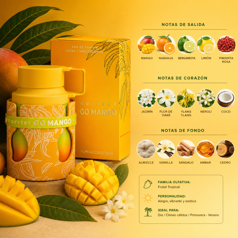 ODYSSEY GO MANGO TROPICAL 3.4 EDP U