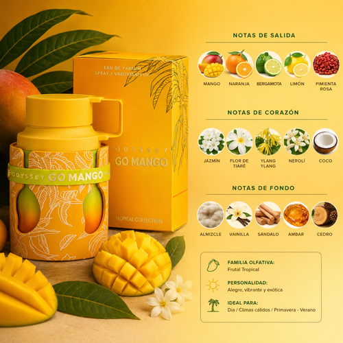 ODYSSEY GO MANGO TROPICAL 3.4 EDP U