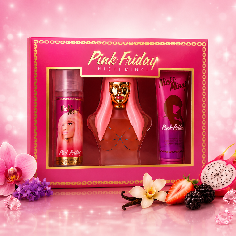 Nicki Minaj Pink Friday 3.4 EDP L +3.4 BL+3.4SHG