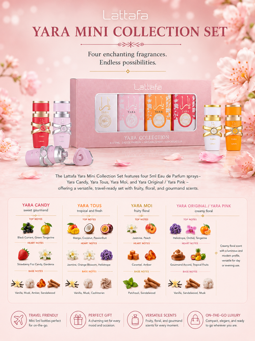 Lattafa Yara Mini Collection Set 4X5ML L