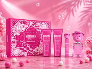 SET MOSCHINO TOY 2 BUBBLE GUM 3.4 EDT L+3.4 BL+3.4BSG +10 ML MINI