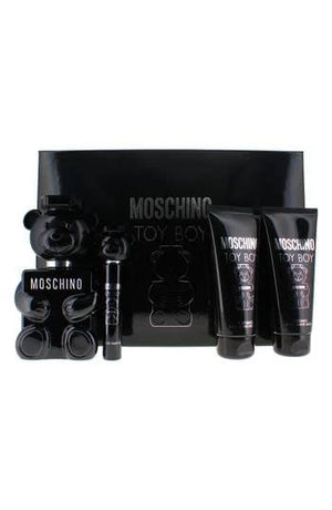 SET MOCHINO TOY BOY 3.4 EDP+3.4 SG+3.4 ASB+MINI